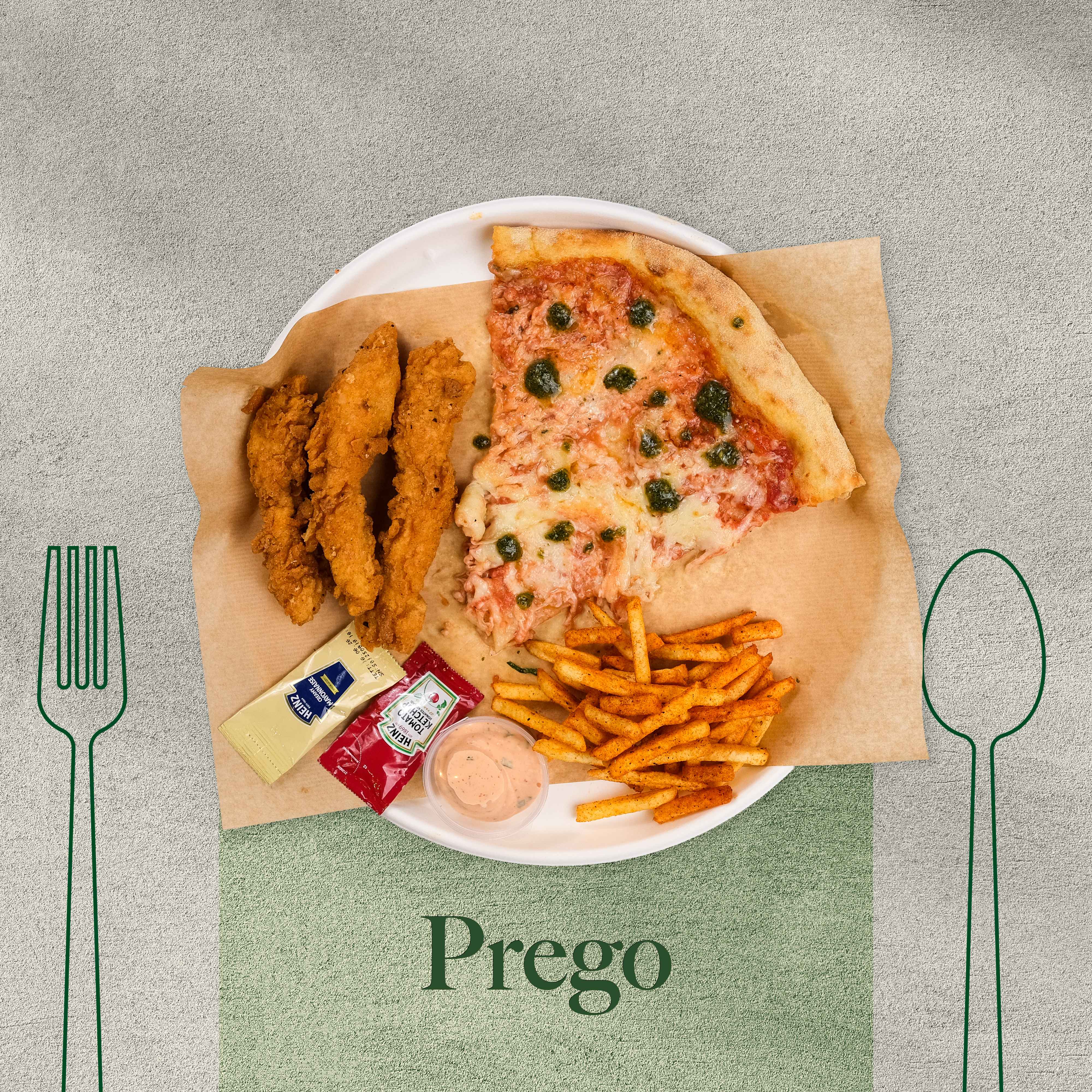 PARÇA PİZZA + ÇİTİR TAVUK + PATATES